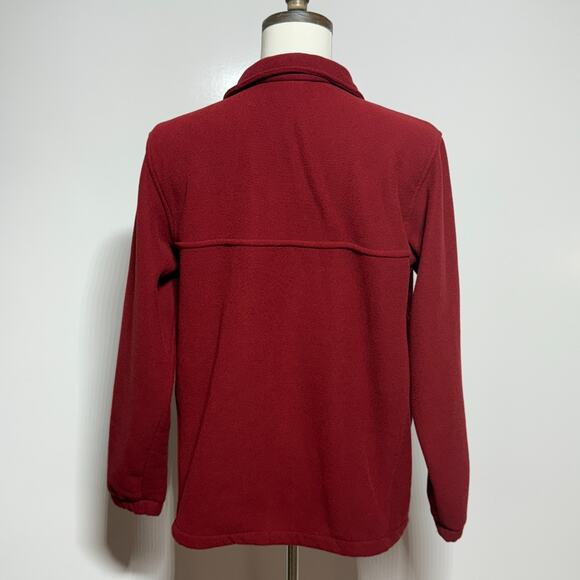 Columbia Jacket Mens Large Red Fleece Steens Mountain Full Zip Hiking Outdoors - Picture 3 of 11